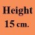 Mars 15 cm. - Hanging pear shaped vase, Height 15 cm. 